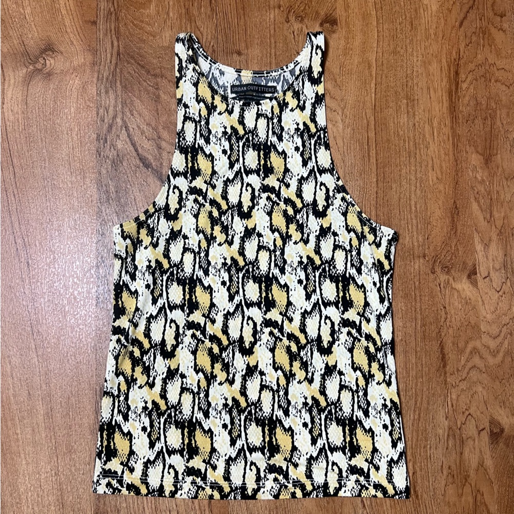 Urban Outfitters Snake Print Tank Top Womens Size M